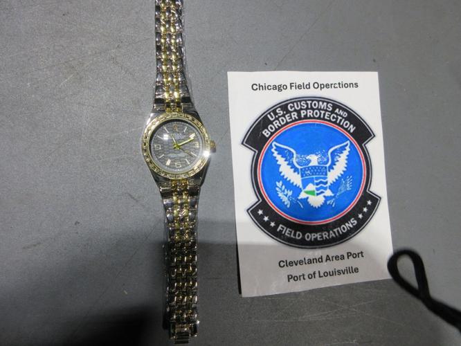 Counterfeit watch seized by CBP Aug. 18