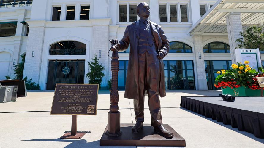 Oliver Lewis statue