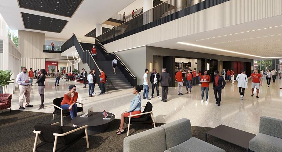 Gordon Ford College of Business Rendering