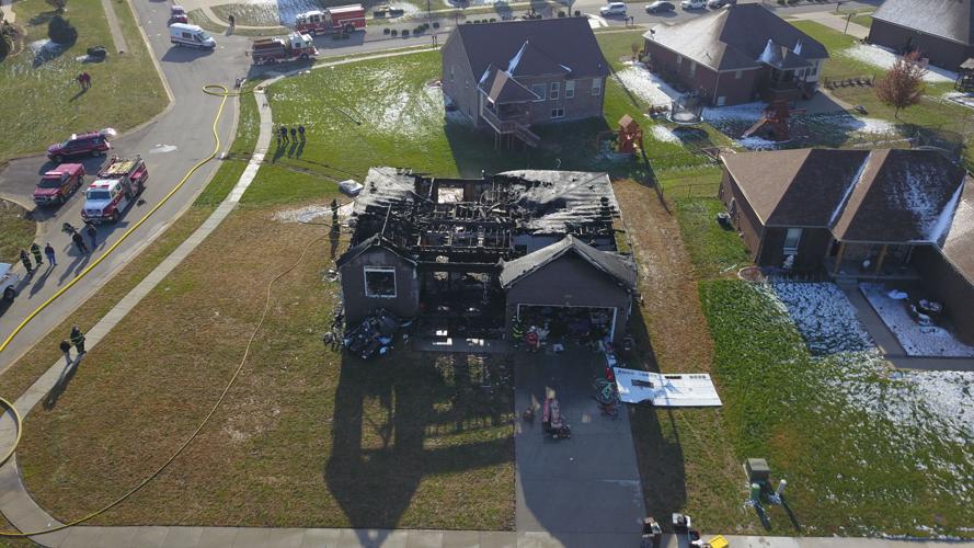 Mt Washington Fire Drone View