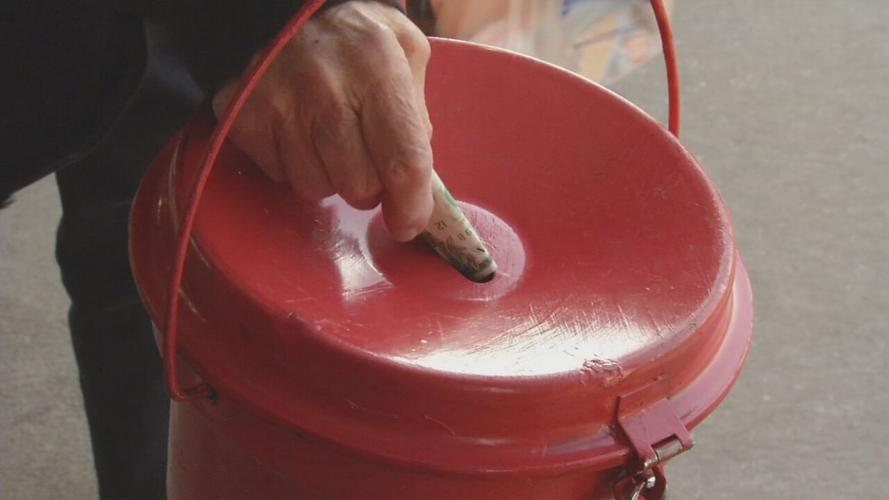 Louisville-area Salvation Army Christmas red kettle campaign