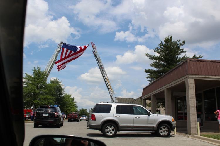 Funeral service and procession for Bardstown Police Ofc. Jason Ellis on May 30, 2013