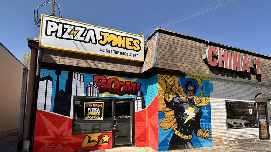 Pizza Jones storefront on Breckenridge Lane in St. Matthews