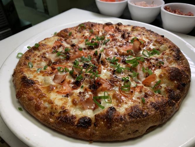 Hot Brown Pizza on menu at Kegs and Eggs - KK - 4.25.23