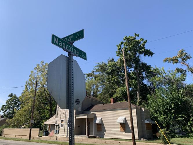Intersection of South 24th Street and Magazine Street in Louisville