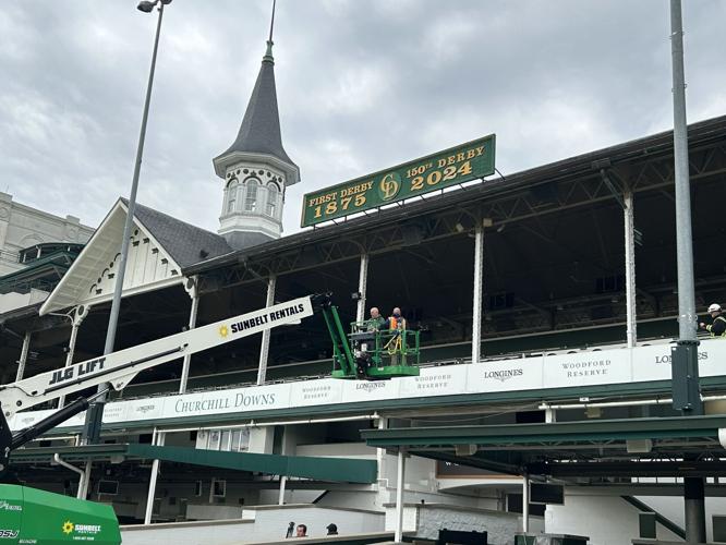 CHURCHILL DOWNS GRANDSTAND SIGN CHANGE DERBY 151 - MARCH 26 2025 (1).jpeg