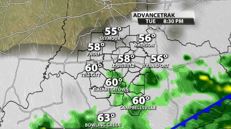 Increasing Tuesday Rain Chances | Weather Blog | Wdrb.com