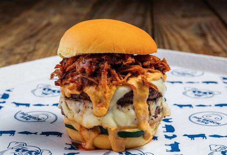 Pig Beach BBQ burger - 8.30.23