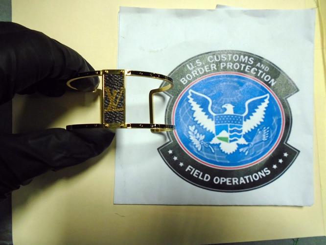 Counterfeit bracelet seized by U.S. Customs and Border Protection officials in June 29 shipment