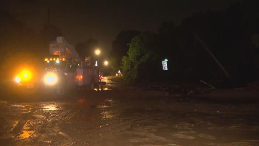 Lexington Road water main break