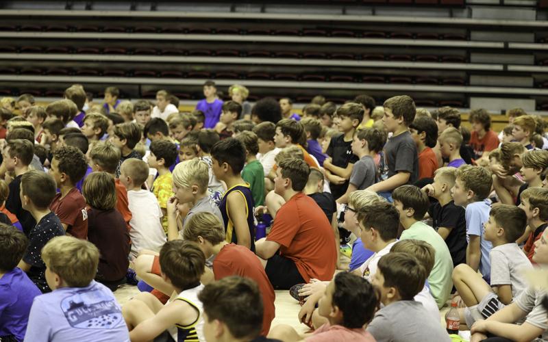 Bellarmine basketball campers