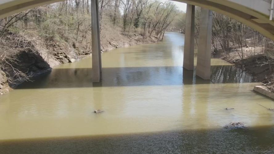 The Providence Dam in New Albany’s Silver Creek
