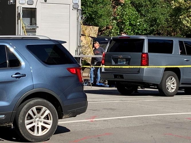 Police investigate suspicious package in downtown Louisville on Aug. 12, 2022