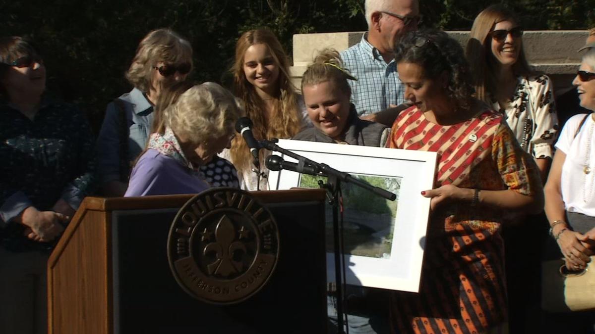 Cherokee Park's Bernheim Bridge reopens after $1 million in repairs (Oct. 15, 2019)