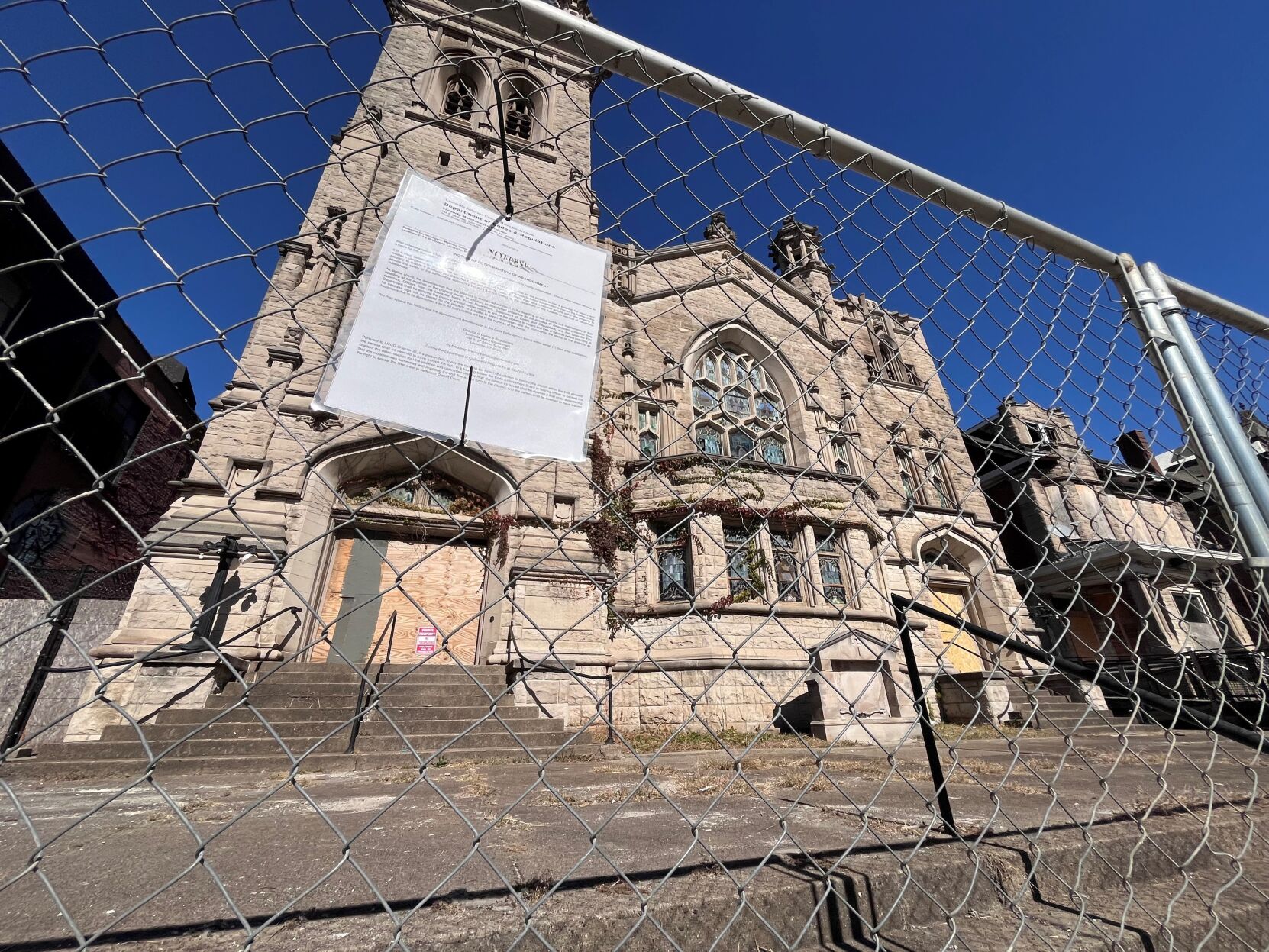 Historic downtown Louisville church declared abandoned weeks after