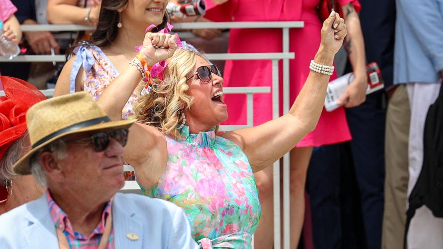 Fans on Kentucky Oaks Day 2025