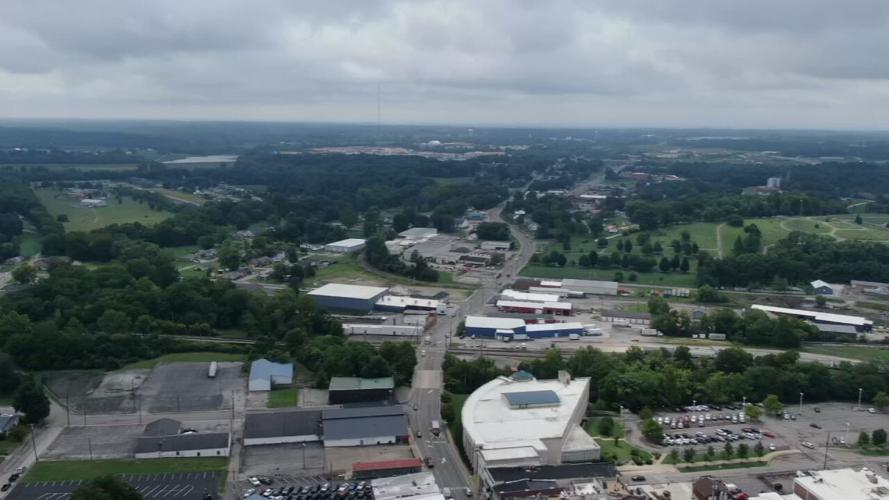 Aerial view of Elizabethtown, Kentucky