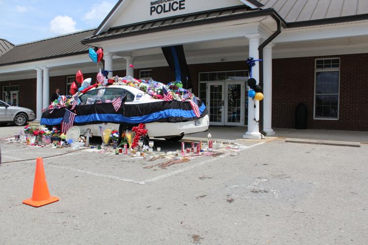 Funeral service and procession for Bardstown Police Ofc. Jason Ellis on May 30, 2013