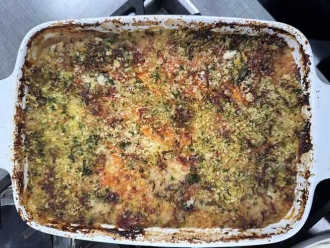 Sweet Potato Au Gratin