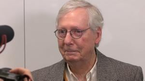 Video appears to show Sen. Mitch McConnell being loaded into ambulance June 14