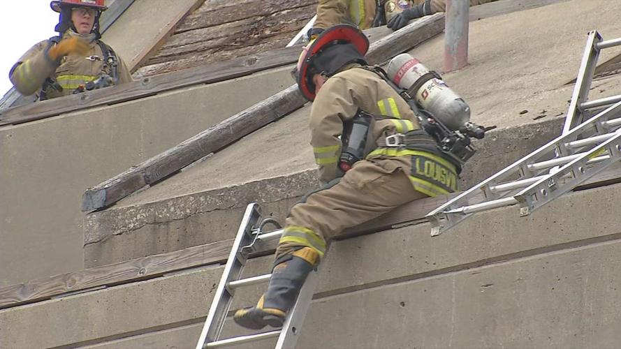 Louisville Fire Department recruits