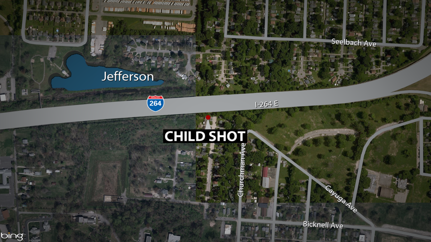 Map of shooting scene (4 year-old) in Jacobs neighborhood