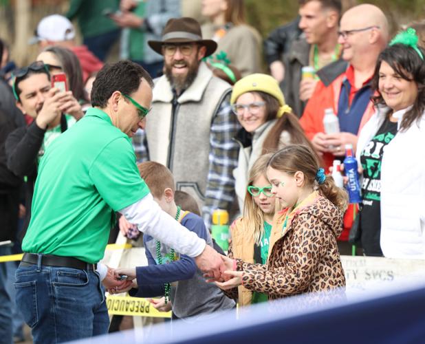 Craig Greenberg gives out candy