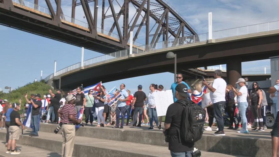 Cuban protest