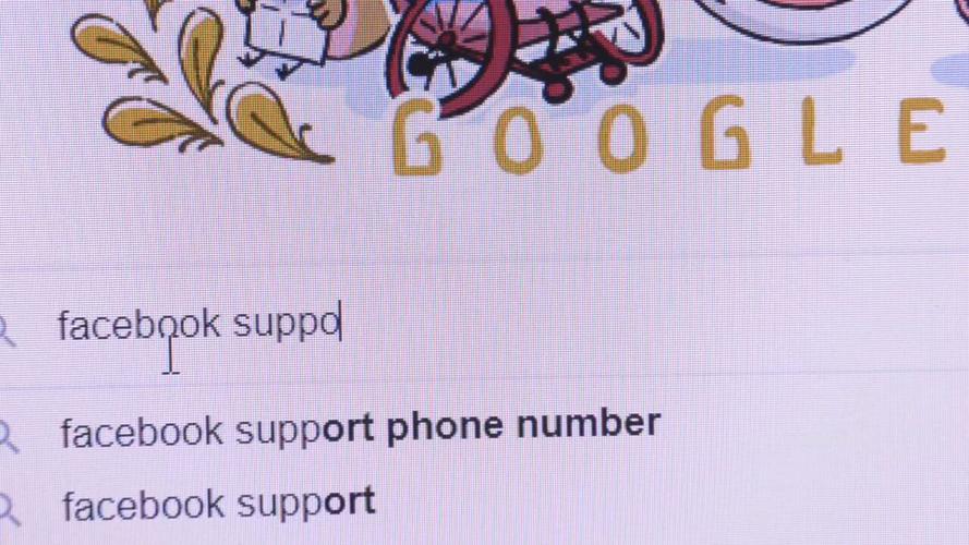 generic computer screen - scam