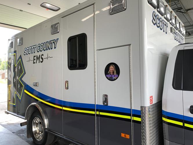 SCOTT COUNTY EMS HONORING DEVONNIA TSCHEULIN 8-17-2023
