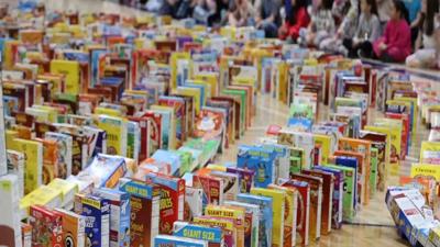 Kentucky Country Day School - Dare to Care cereal drive