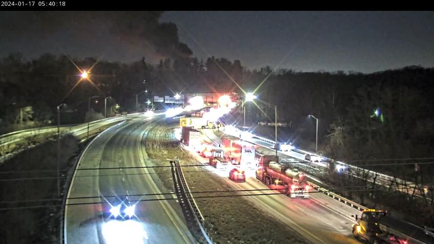 I-64 East MM8.1 Cochran Hill crash 01.17.2024