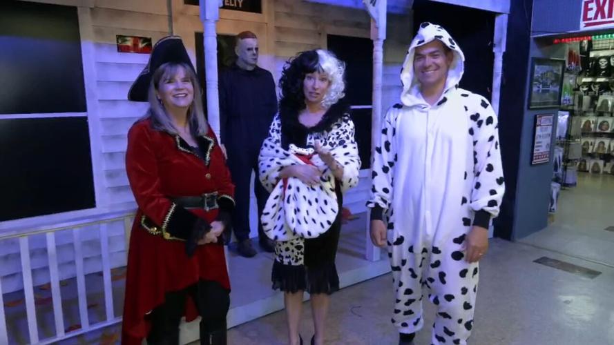 Candyce Clifft & Sterling try on costumes 2022.jpg