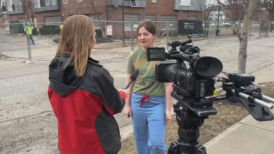 Madeline Bridges talks about escaping apartment fire