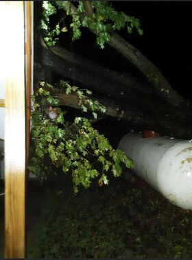 tornado damage in Lexington Indiana