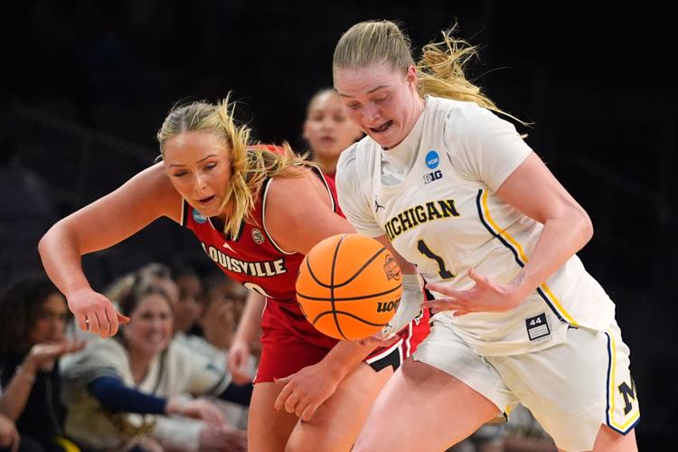 NCAA Louisville Michigan Basketball