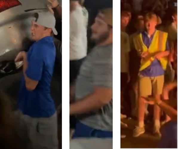 People involved in UK football win chaos