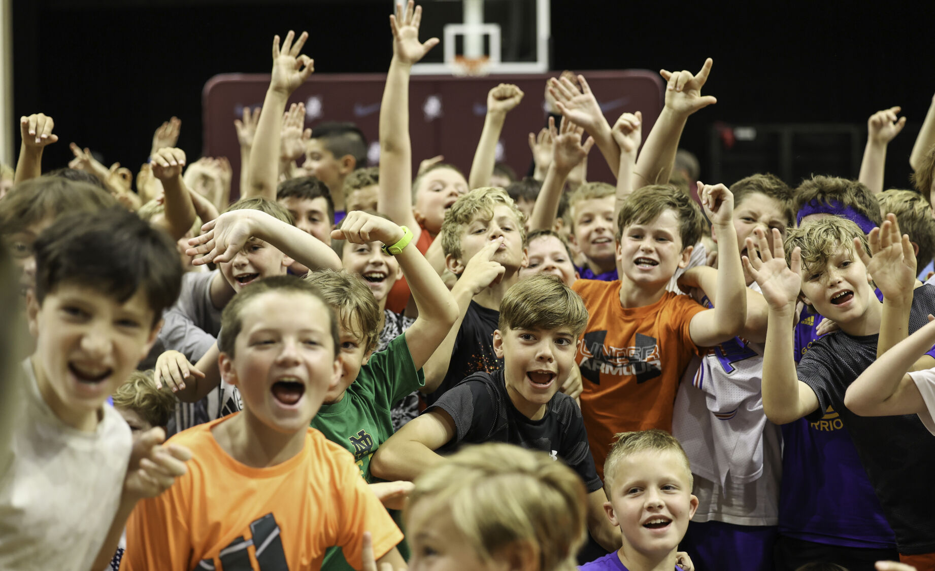 Bellarmine basketball campers