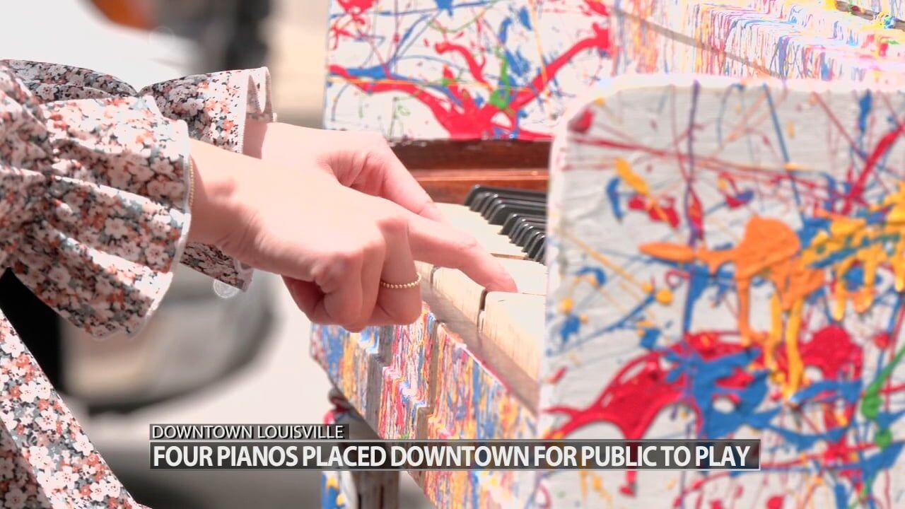 Louisville launches 'Downtown Tunes' with artist-designed public