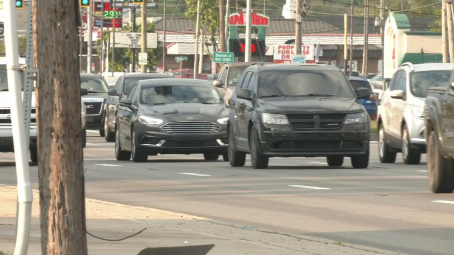 Traffic during the dinner rush hour on Dixie Highway