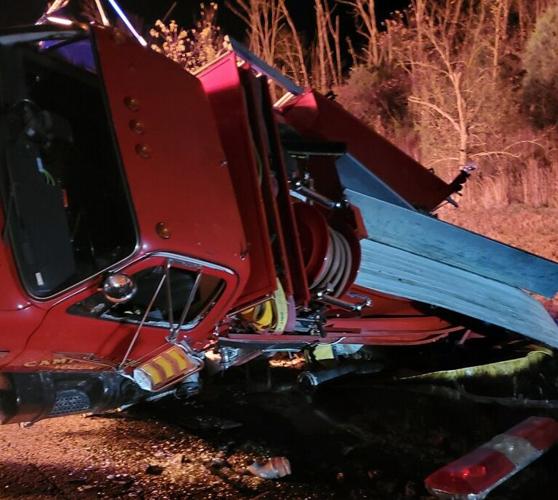 I-71 Firetruck Crash