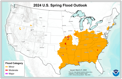 SPRING OUTLOOK: NOAA's Thoughts On Drought, Flooding, Temperature And Precipitation...