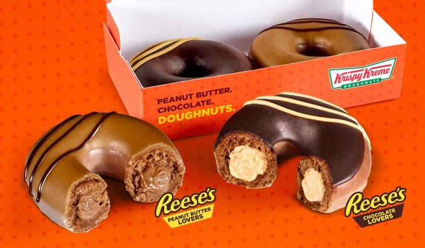 Krispy Kreme And Reese S Team Up For New Chocolate Peanut Butter Doughnuts Morning Wdrb Com