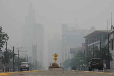 Michigan Climate Wildfires Smoke