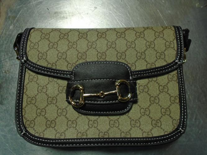 Counterfeit Gucci purse seized by U.S. customs officials in Louisville