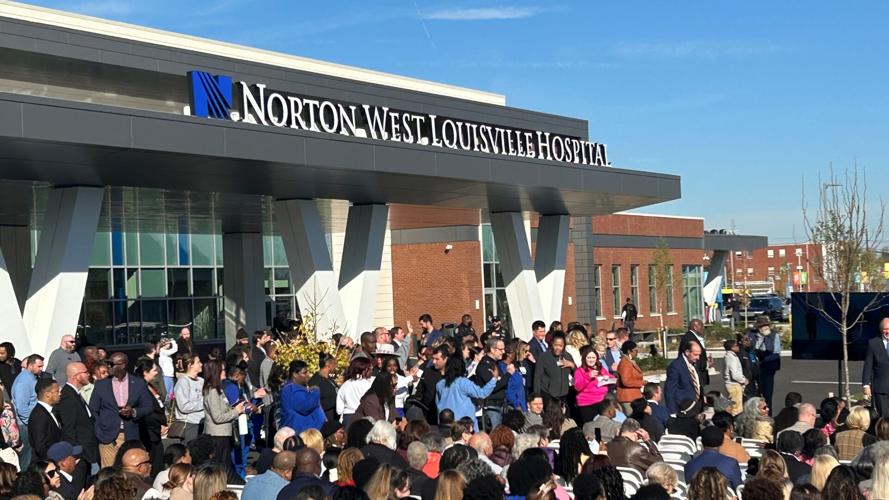 Norton West Louisville Hospital preopening ceremony