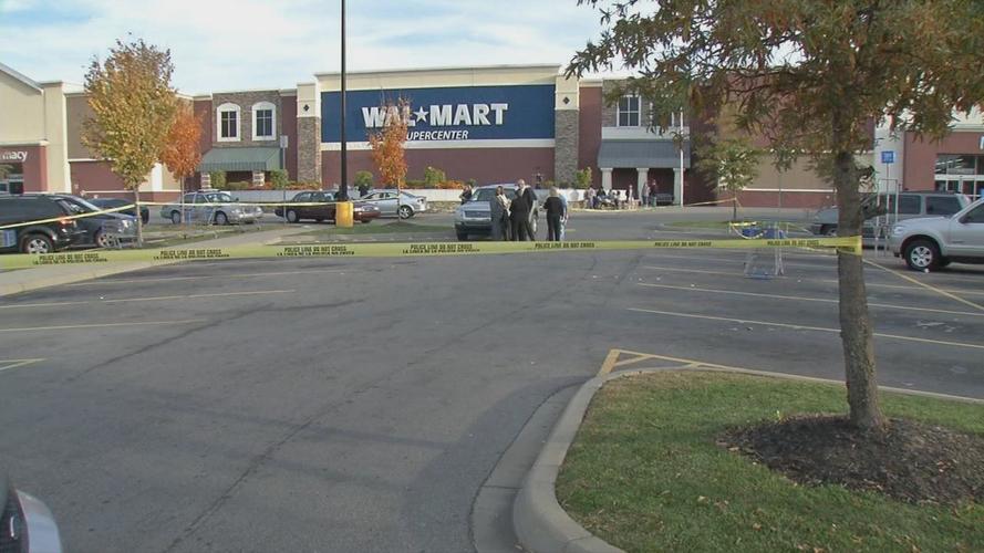 Scene at Walmart after David Whitlock shot suspected shoplifter