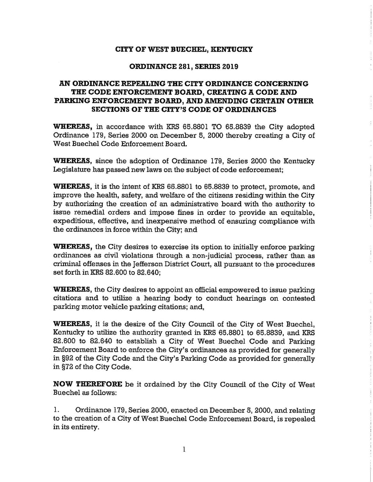 Ord. 281 Series 2019.pdf