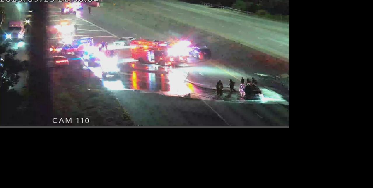 Snyder at I-71 car fire 9-25-23