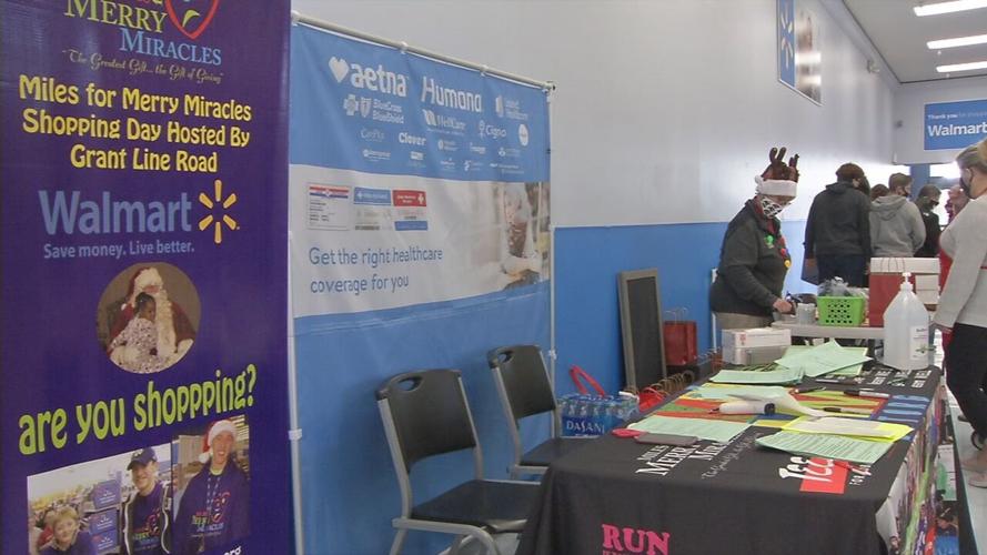 Salvation Army Angel Tree event in New Albany, Indiana